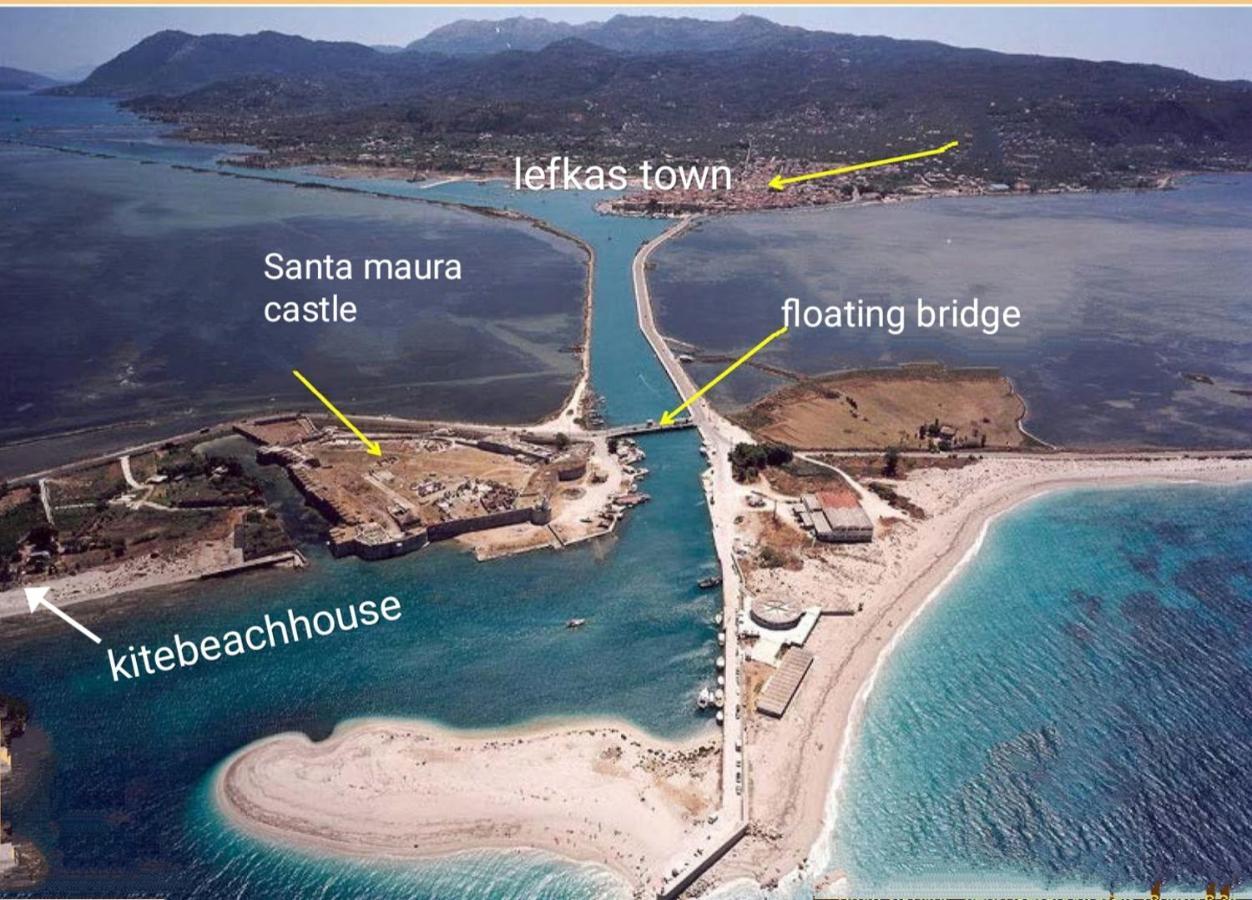 Kite Beach House Lefkada Bagian luar foto